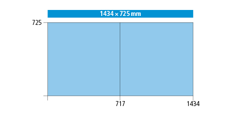 1434 x 725 (36 x 36 E)